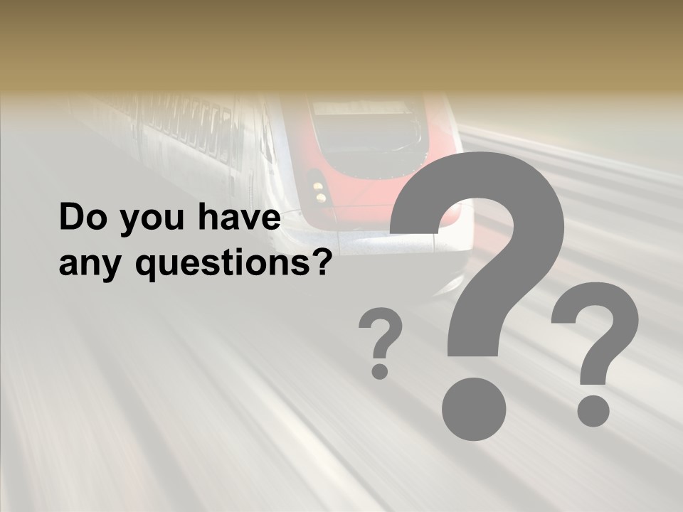 Commuting Wagon Journey PowerPoint Template