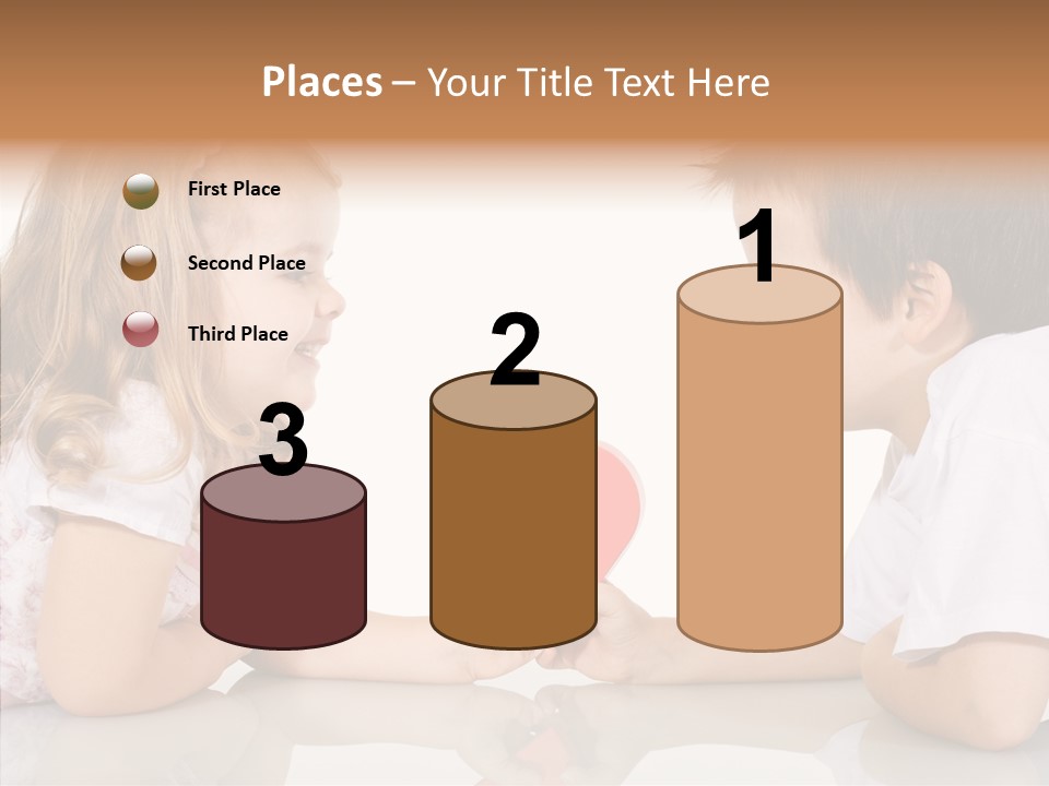 Romantic Smile Heart PowerPoint Template