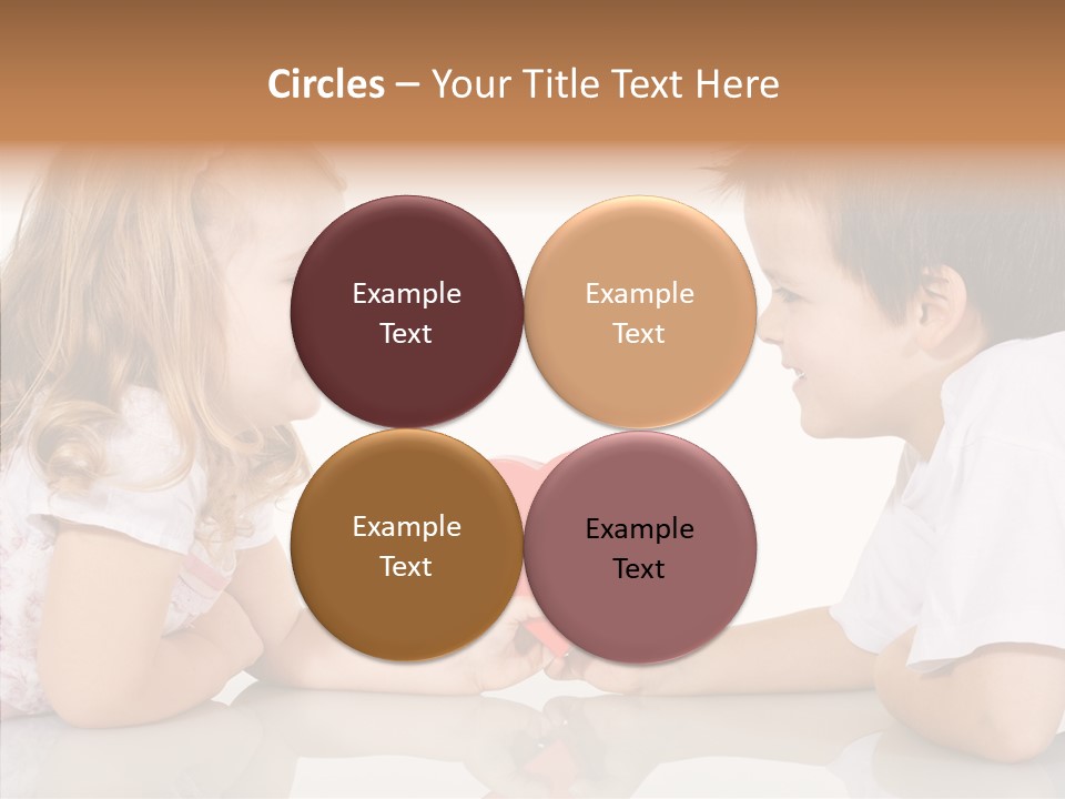 Romantic Smile Heart PowerPoint Template