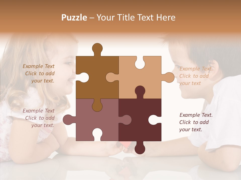 Romantic Smile Heart PowerPoint Template