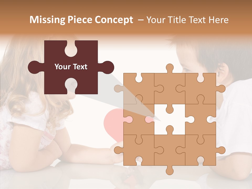 Romantic Smile Heart PowerPoint Template