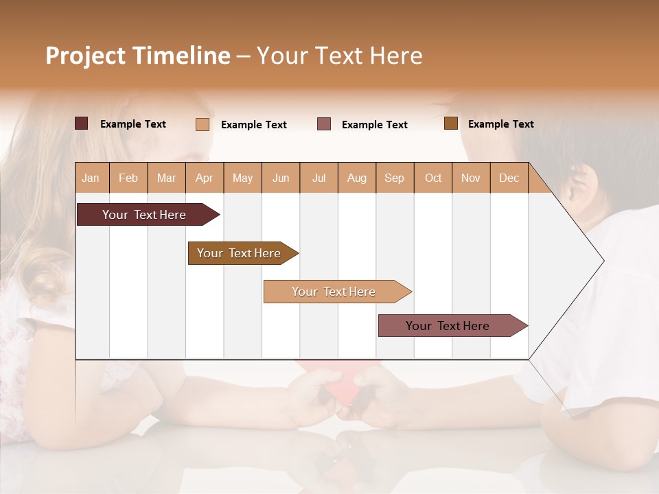 Romantic Smile Heart PowerPoint Template