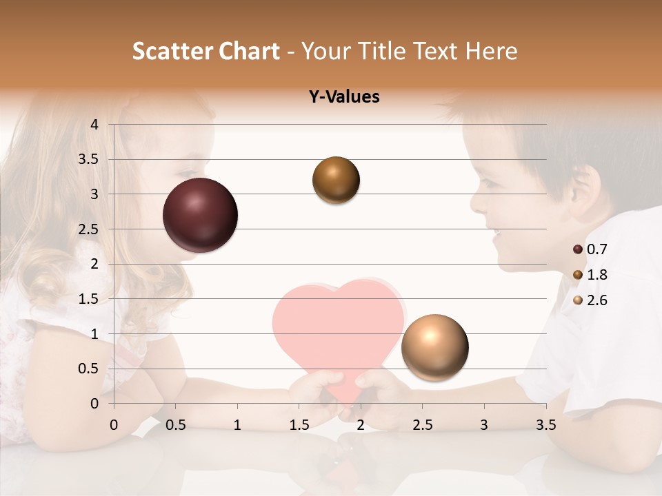 Romantic Smile Heart PowerPoint Template