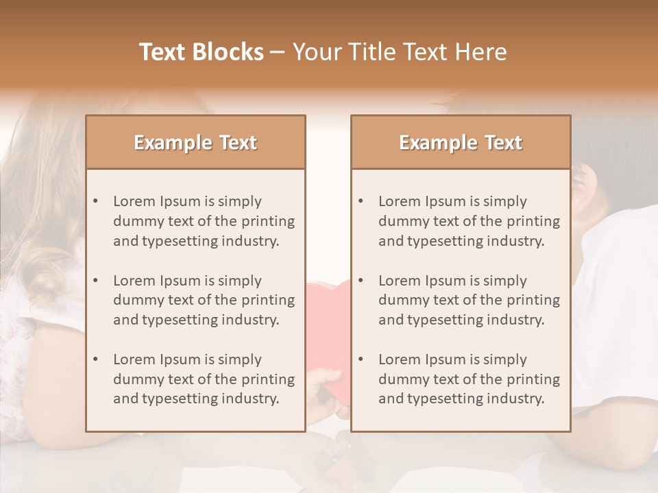 Romantic Smile Heart PowerPoint Template
