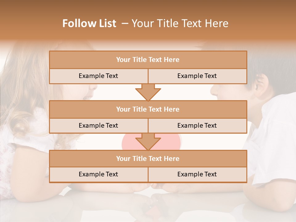 Romantic Smile Heart PowerPoint Template