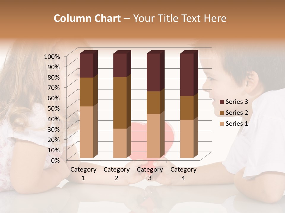 Romantic Smile Heart PowerPoint Template