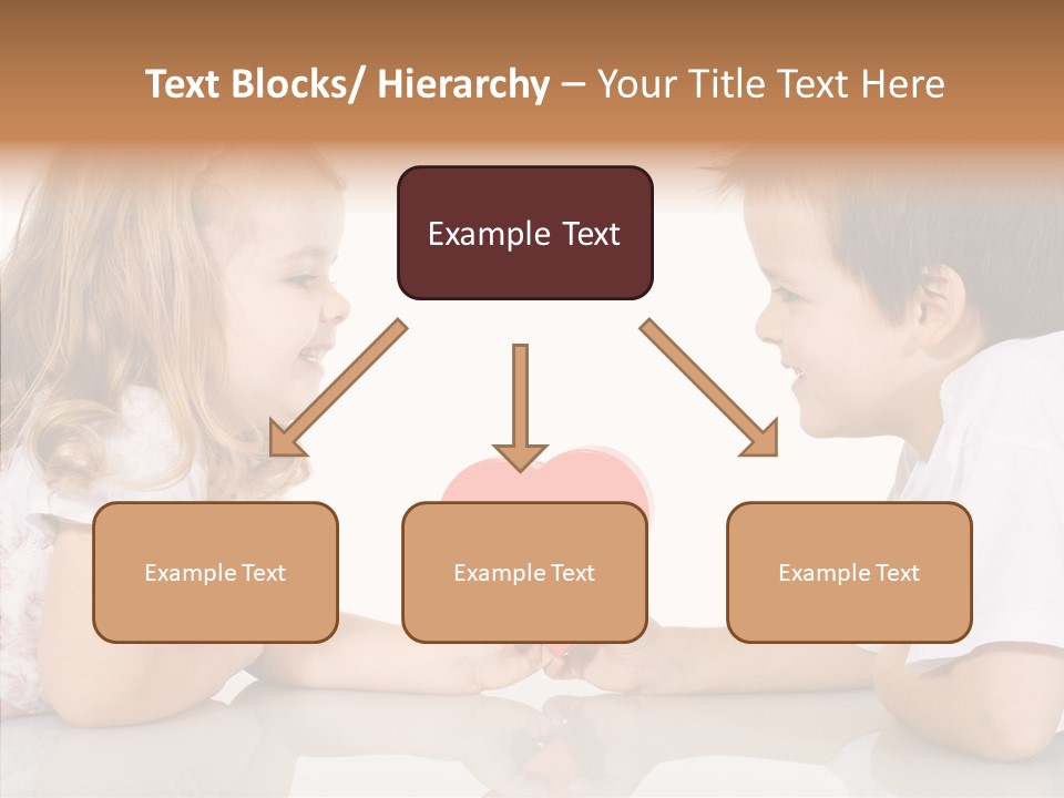 Romantic Smile Heart PowerPoint Template