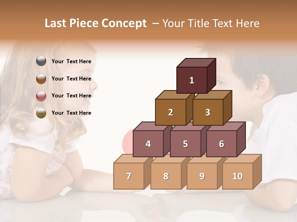 Romantic Smile Heart PowerPoint Template