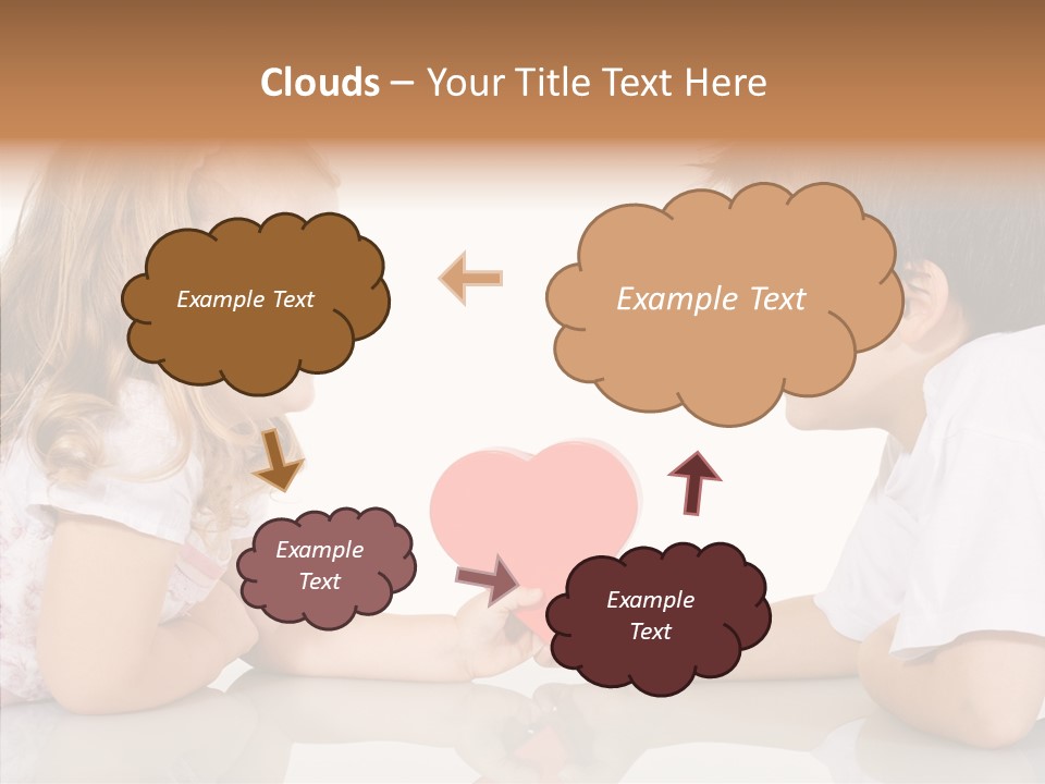 Romantic Smile Heart PowerPoint Template