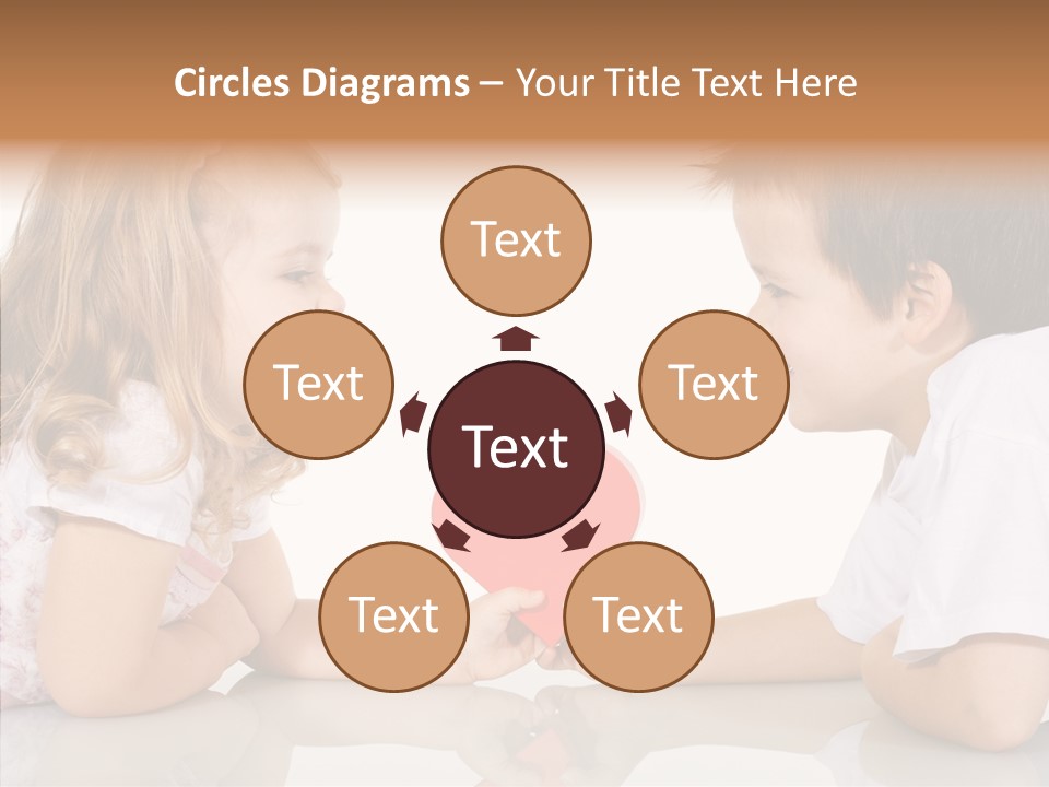 Romantic Smile Heart PowerPoint Template