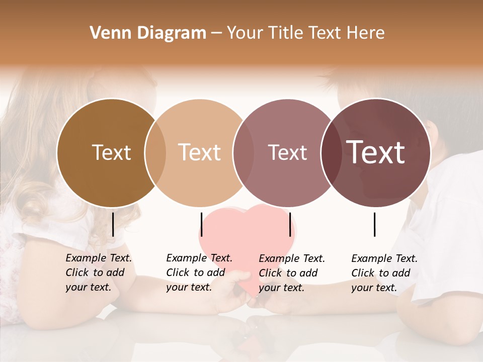 Romantic Smile Heart PowerPoint Template