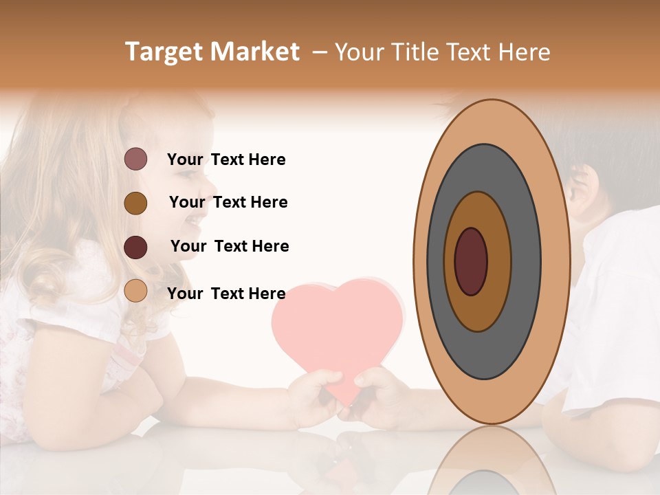 Romantic Smile Heart PowerPoint Template