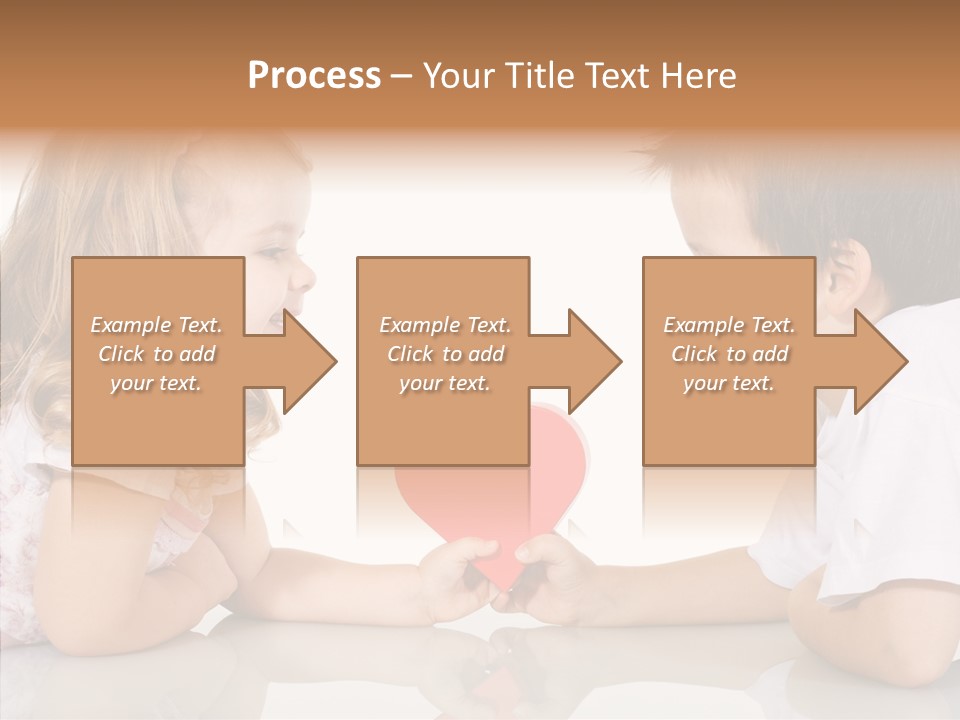 Romantic Smile Heart PowerPoint Template