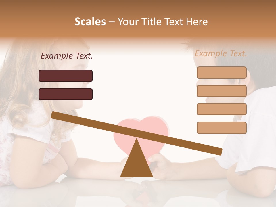 Romantic Smile Heart PowerPoint Template