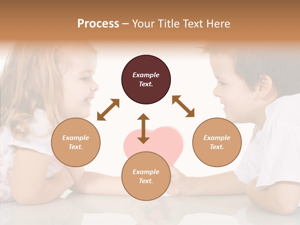 Romantic Smile Heart PowerPoint Template