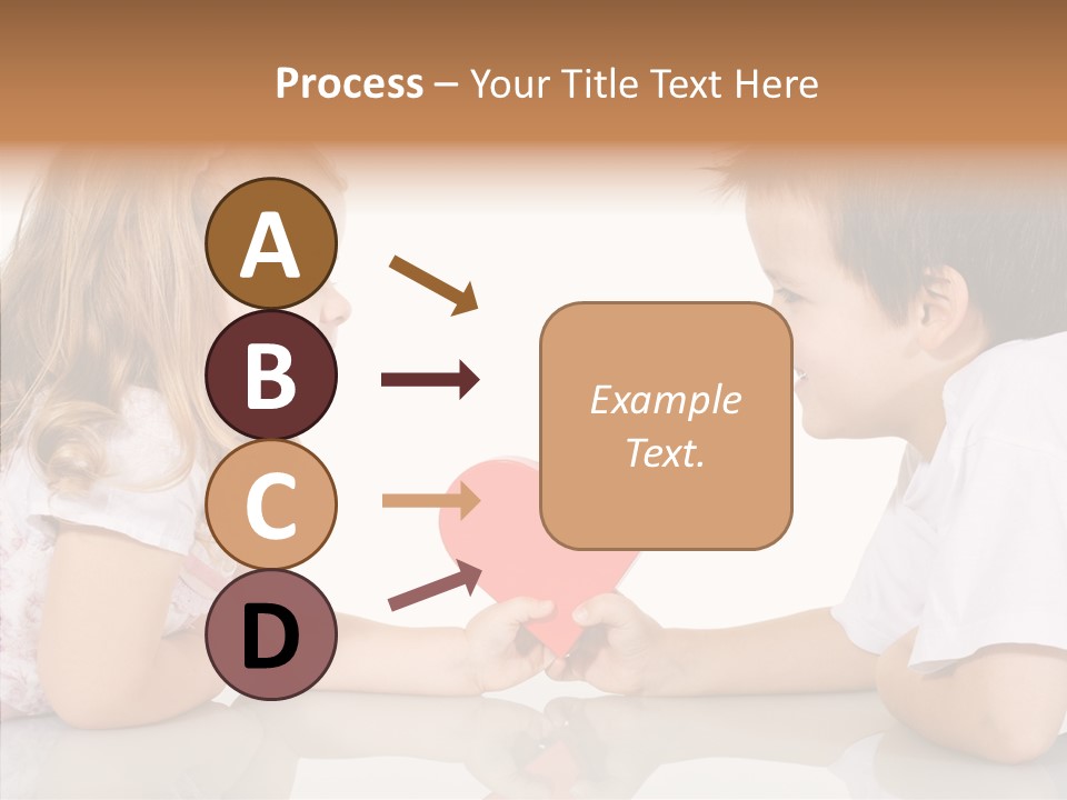 Romantic Smile Heart PowerPoint Template