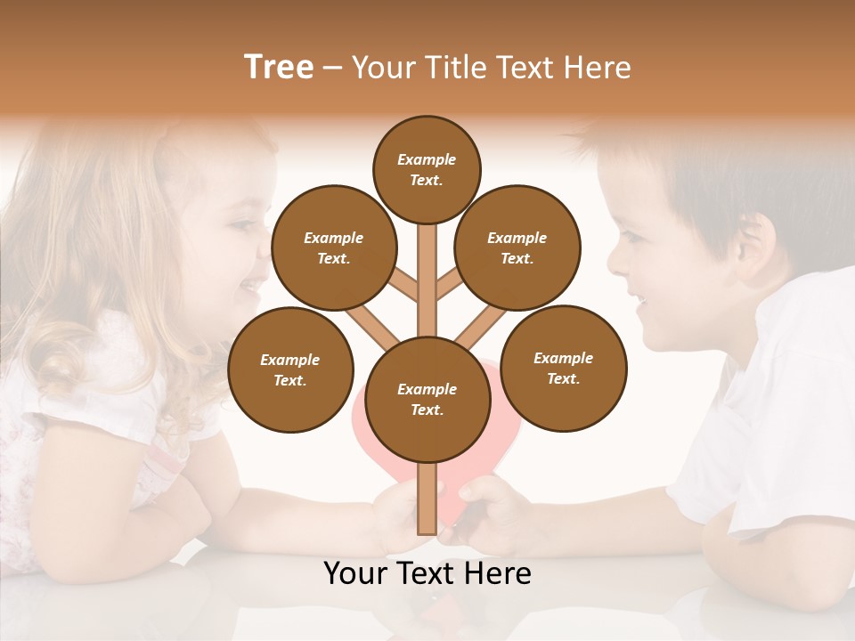 Romantic Smile Heart PowerPoint Template