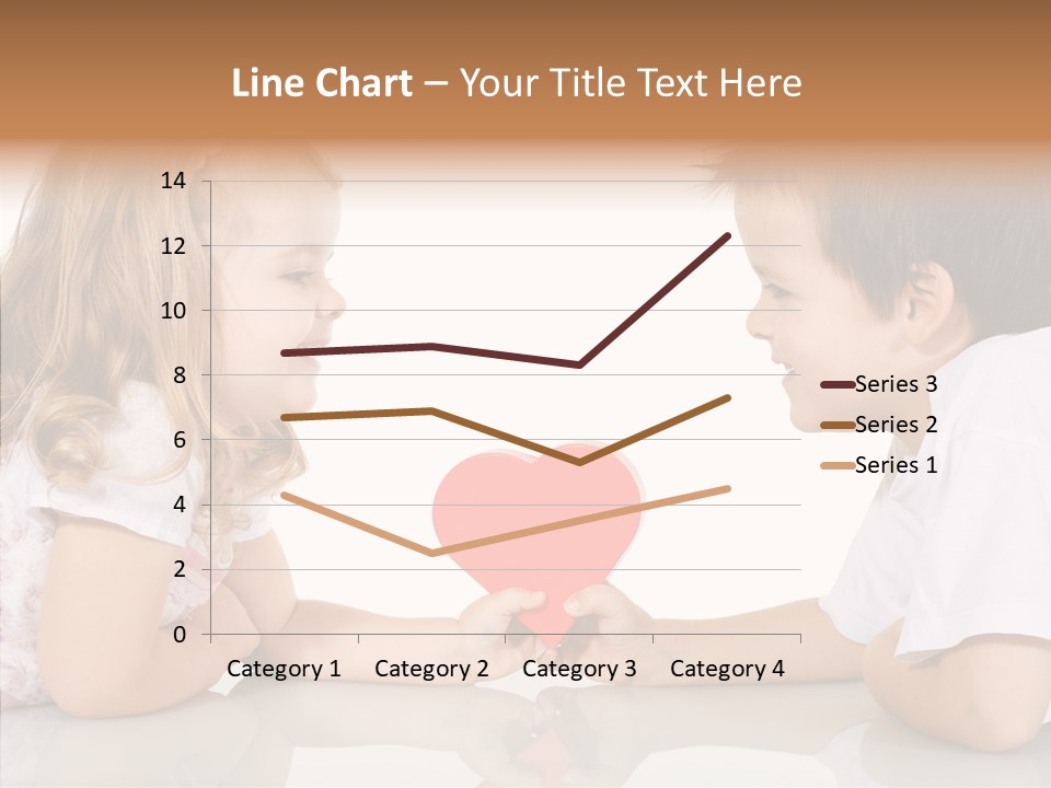 Romantic Smile Heart PowerPoint Template