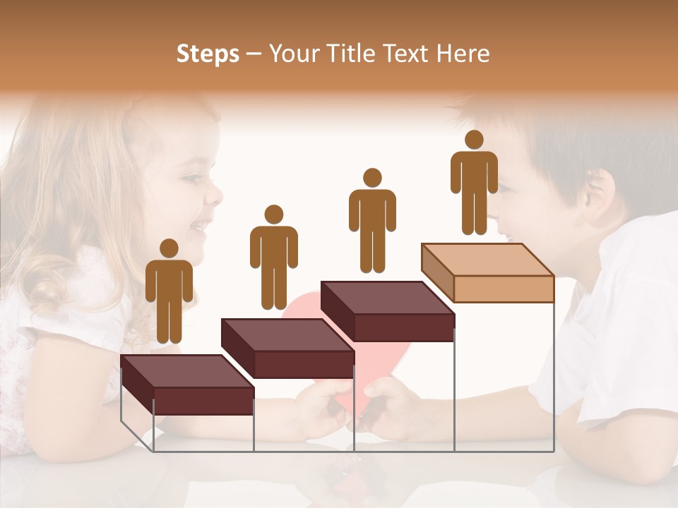 Romantic Smile Heart PowerPoint Template