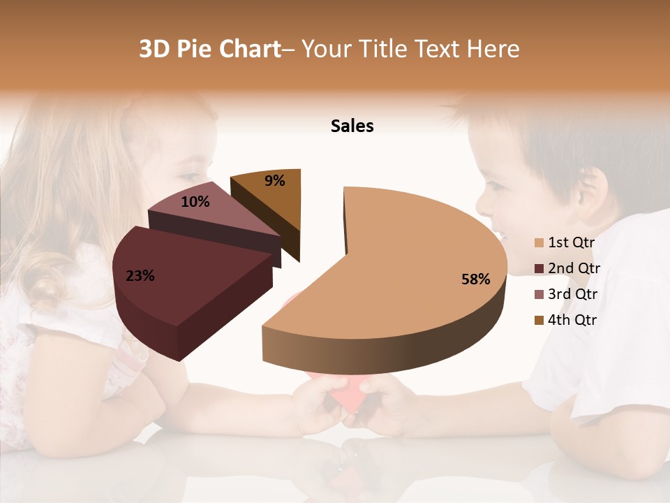 Romantic Smile Heart PowerPoint Template