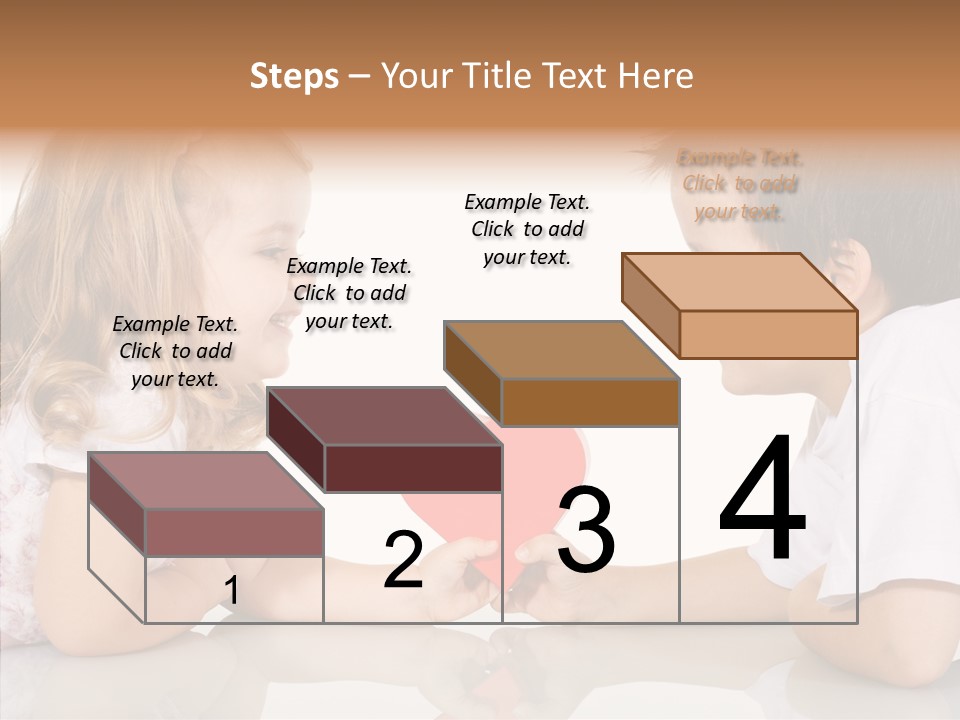 Romantic Smile Heart PowerPoint Template