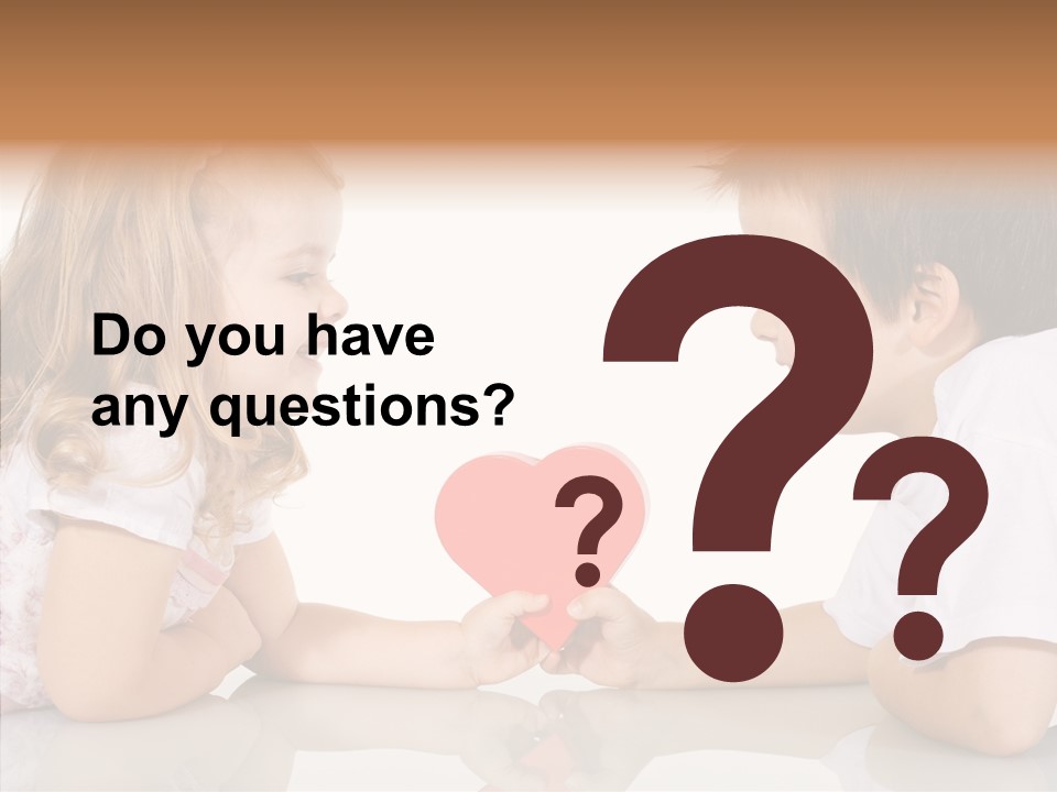 Romantic Smile Heart PowerPoint Template