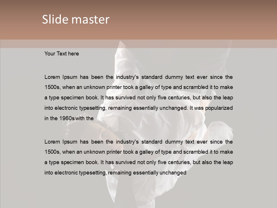 Teenager Flexibility Model PowerPoint Template