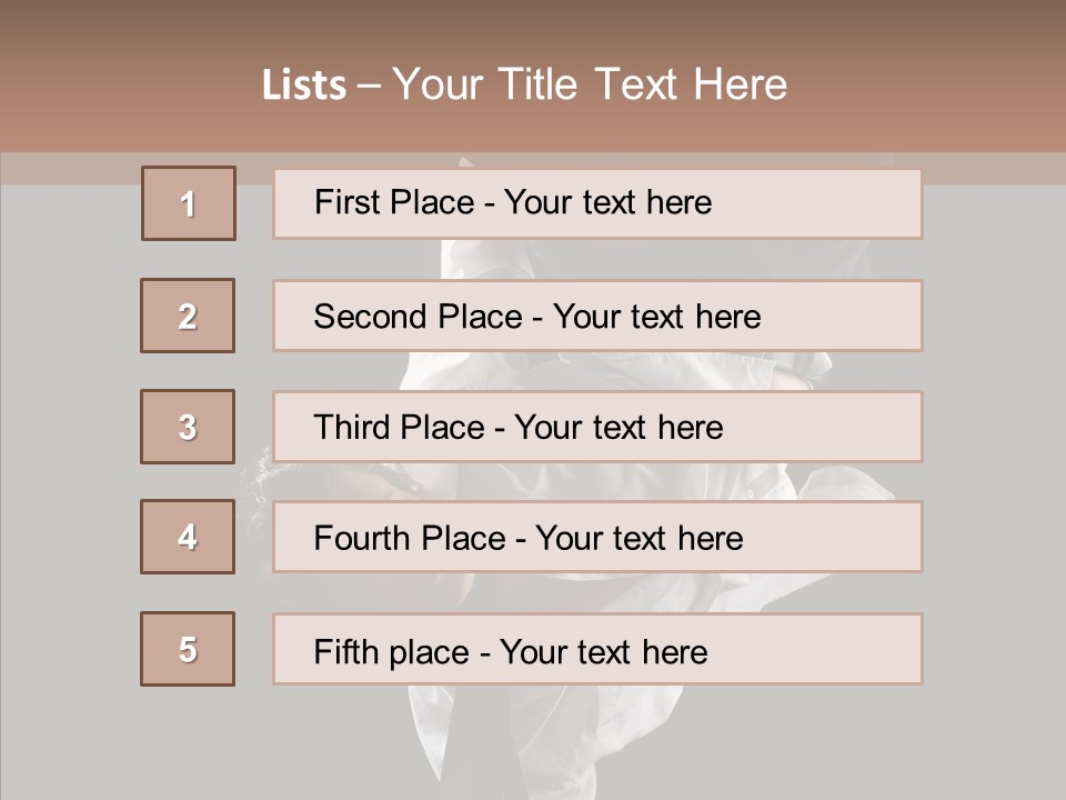 Teenager Flexibility Model PowerPoint Template