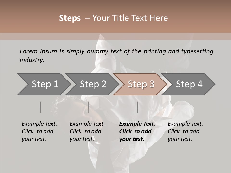 Teenager Flexibility Model PowerPoint Template