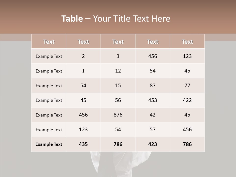 Teenager Flexibility Model PowerPoint Template