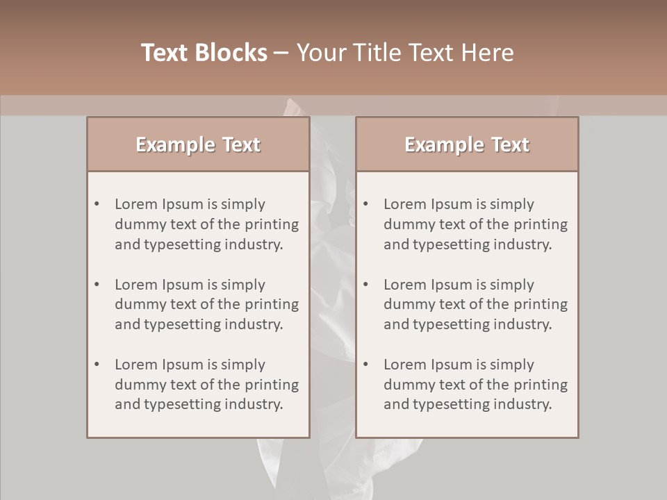 Teenager Flexibility Model PowerPoint Template