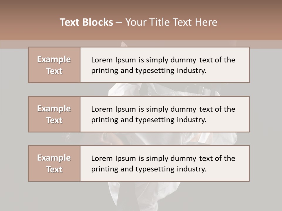 Teenager Flexibility Model PowerPoint Template