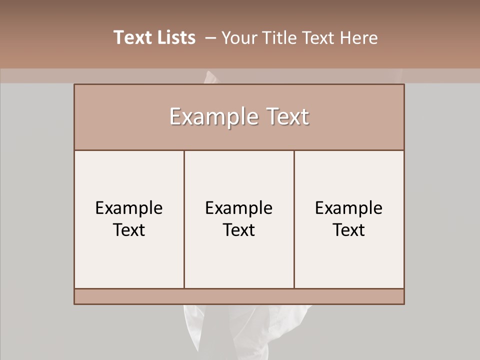 Teenager Flexibility Model PowerPoint Template