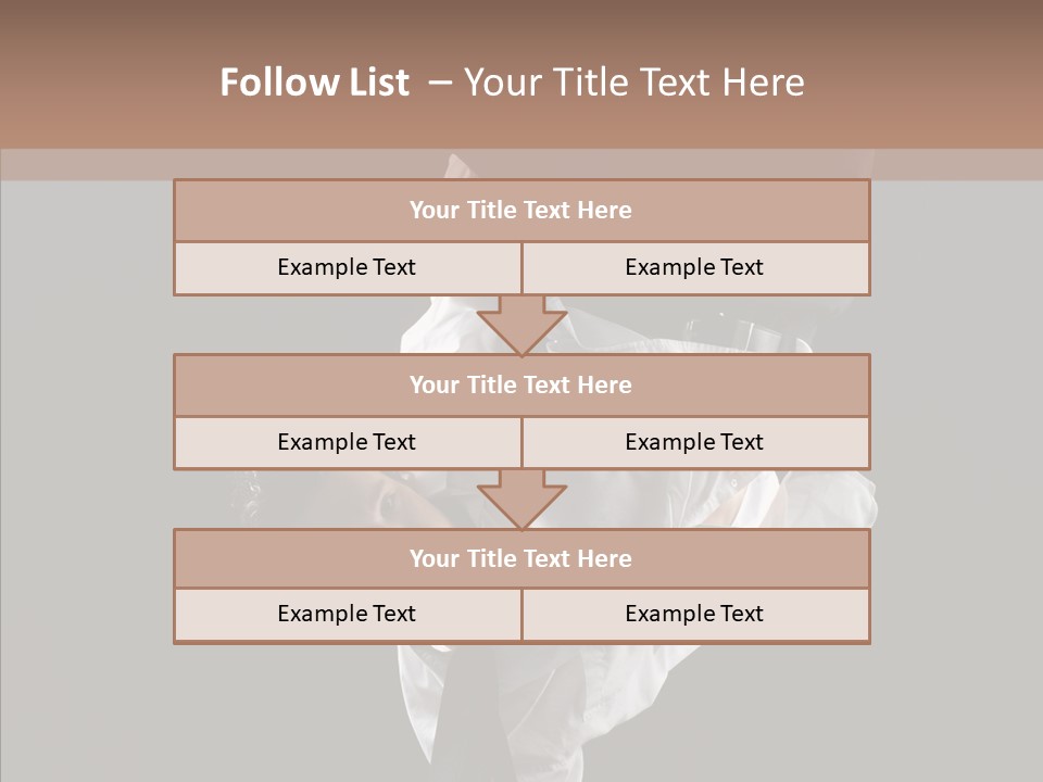 Teenager Flexibility Model PowerPoint Template