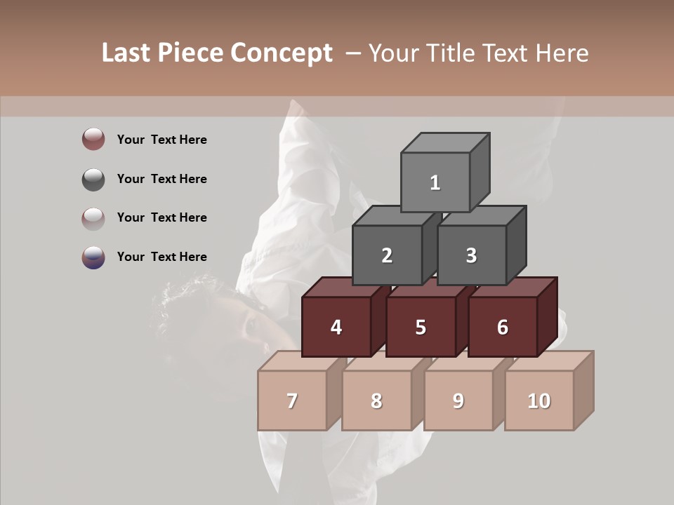 Teenager Flexibility Model PowerPoint Template