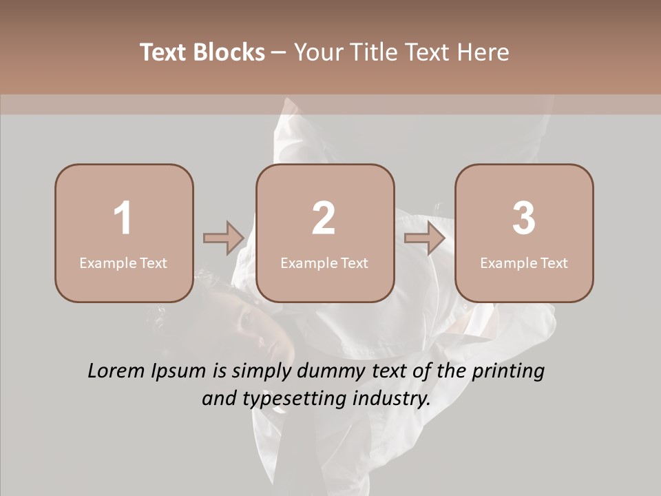 Teenager Flexibility Model PowerPoint Template
