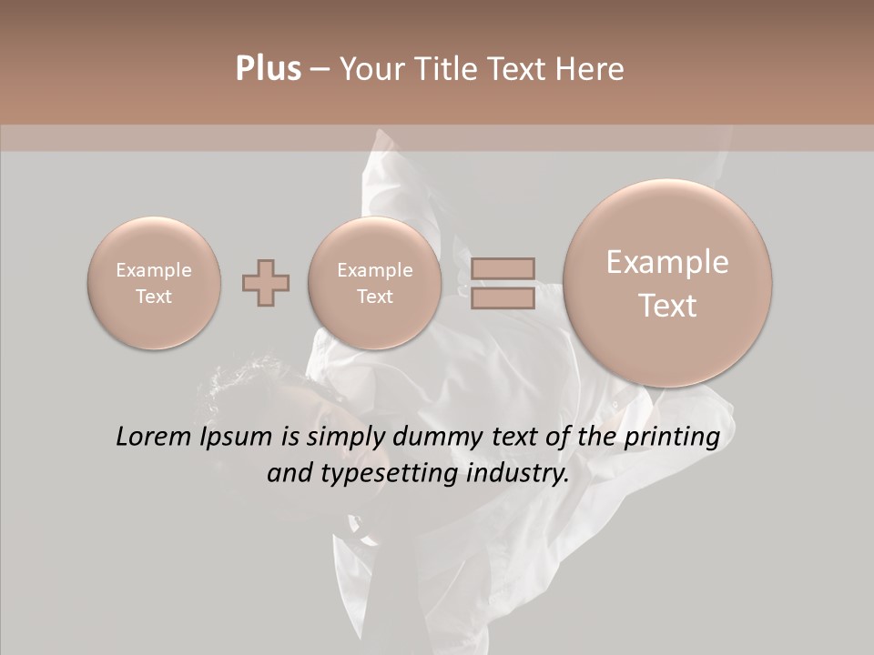 Teenager Flexibility Model PowerPoint Template