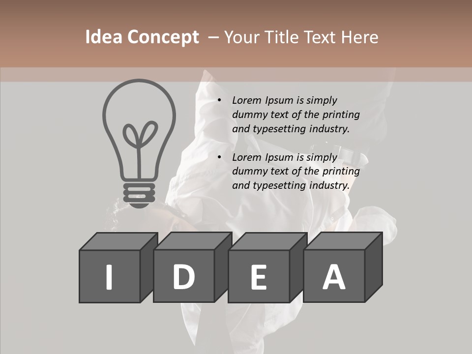 Teenager Flexibility Model PowerPoint Template