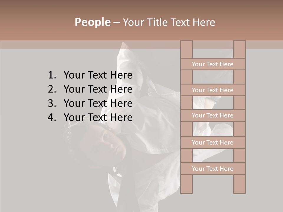 Teenager Flexibility Model PowerPoint Template
