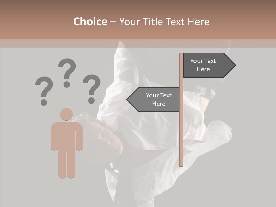 Teenager Flexibility Model PowerPoint Template