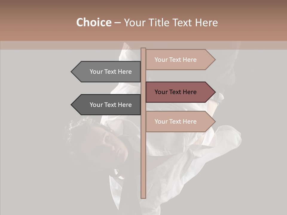 Teenager Flexibility Model PowerPoint Template