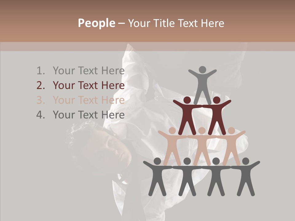 Teenager Flexibility Model PowerPoint Template