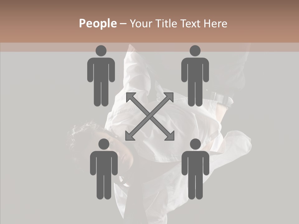 Teenager Flexibility Model PowerPoint Template