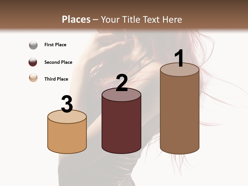 Portrait Looking Beautiful PowerPoint Template