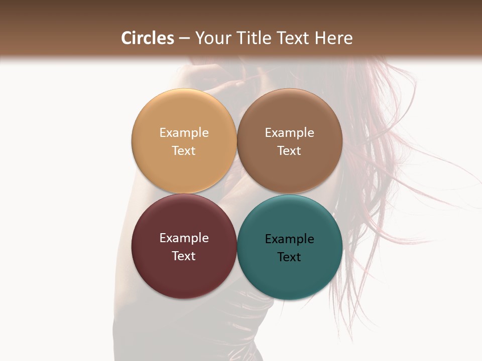 Portrait Looking Beautiful PowerPoint Template