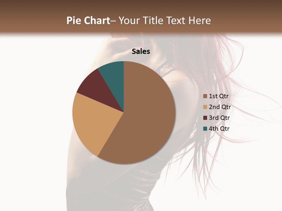 Portrait Looking Beautiful PowerPoint Template