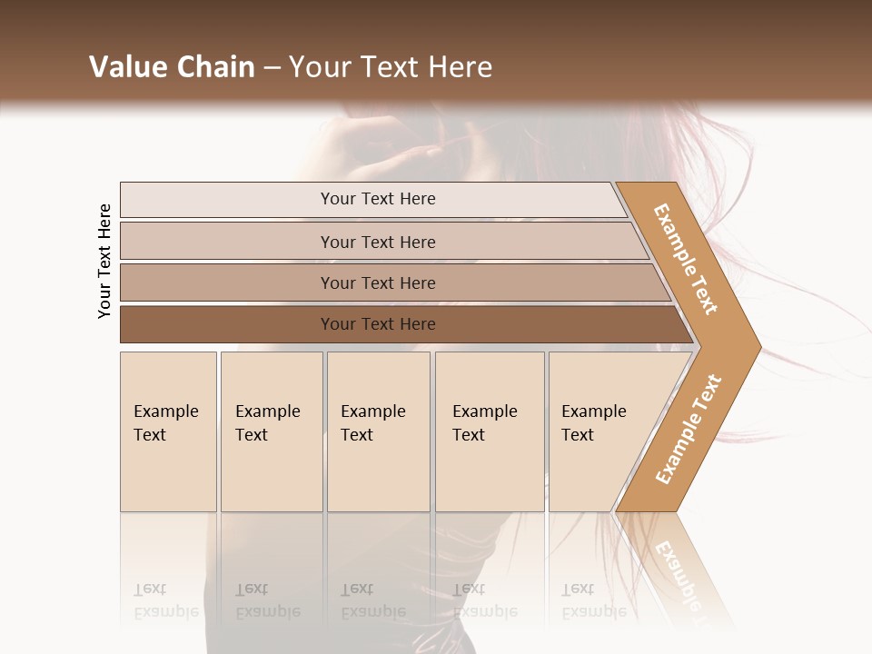 Portrait Looking Beautiful PowerPoint Template