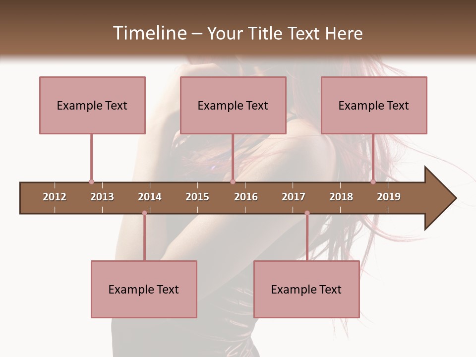 Portrait Looking Beautiful PowerPoint Template