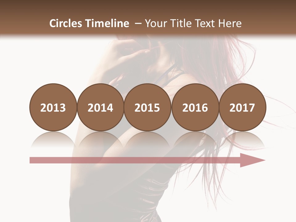 Portrait Looking Beautiful PowerPoint Template