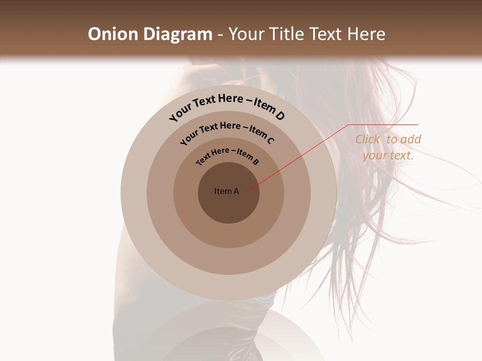 Portrait Looking Beautiful PowerPoint Template